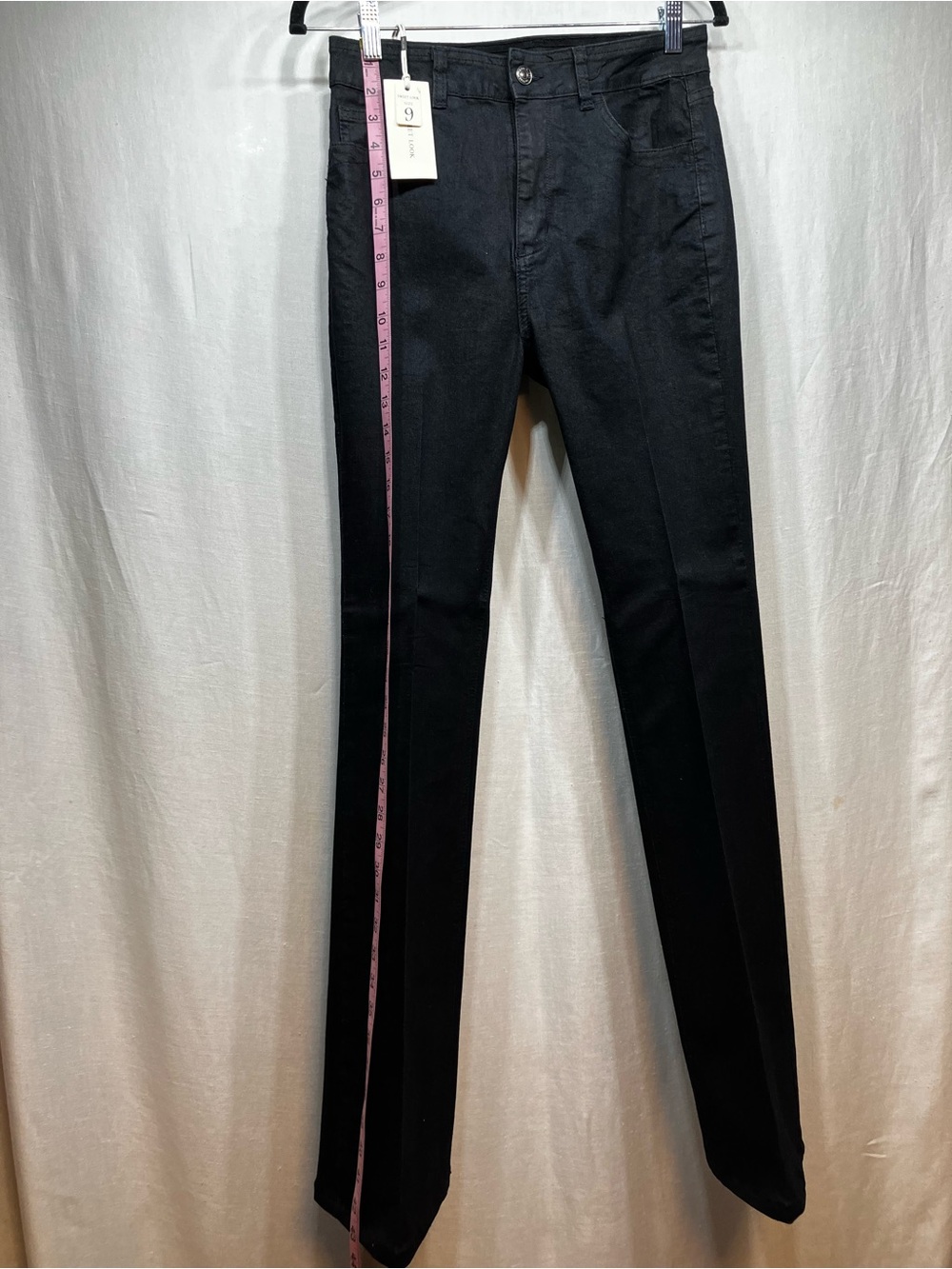 NWT Sweet Look High Waist Black Flare Jeans 9